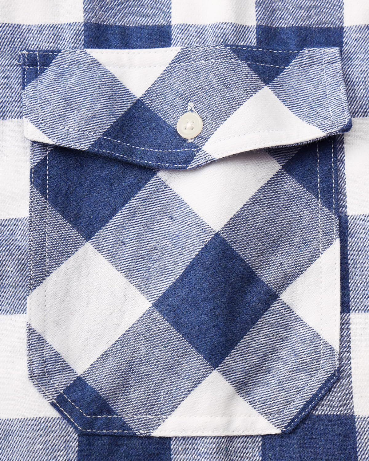Alimens & Gentle Boy's Flannel Shirt Button Down Long Sleeve Plaid Casual Shirts