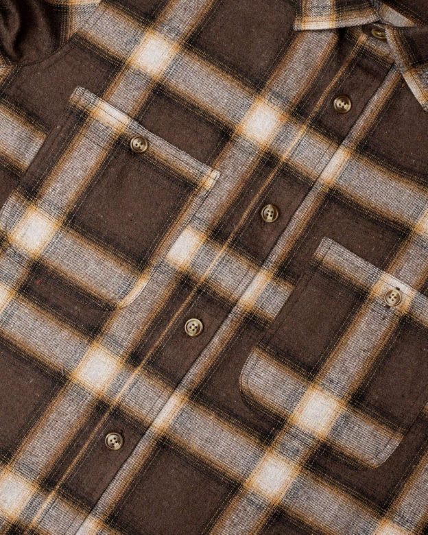 Alimens & Gentle Boy's Flannel Shirt Button Down Long Sleeve Plaid Casual Shirts