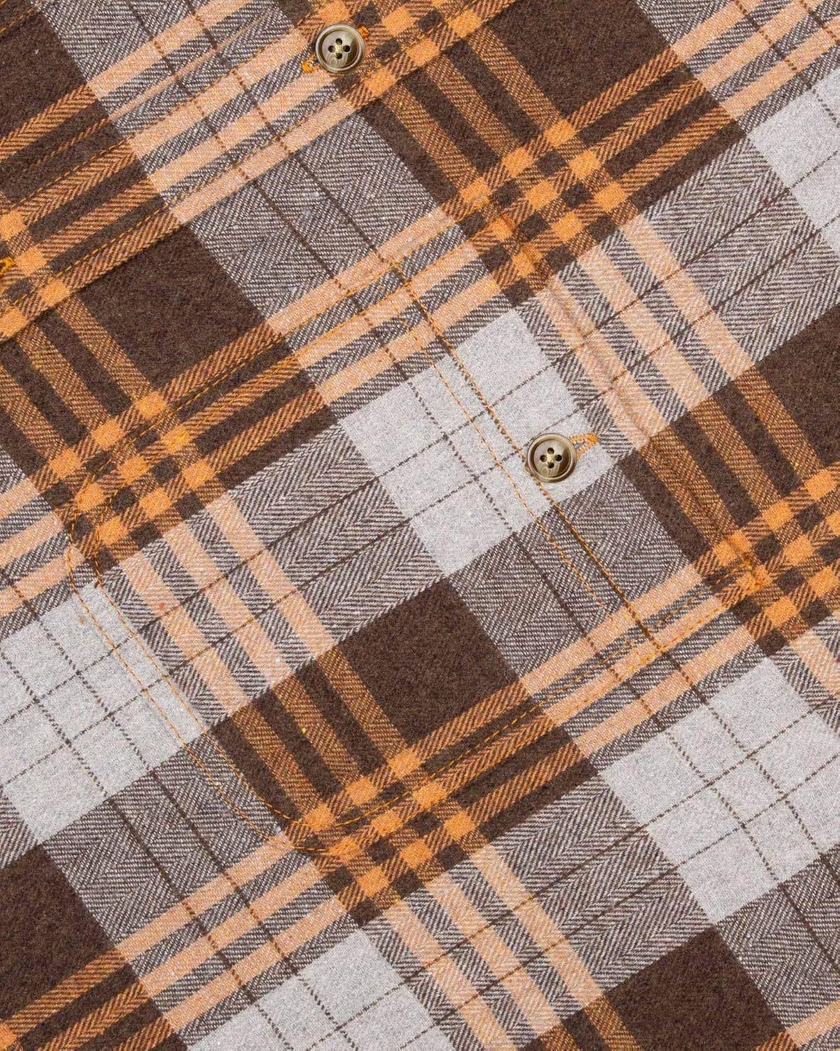 Alimens & Gentle Boy's Flannel Shirt Button Down Long Sleeve Plaid Casual Shirts
