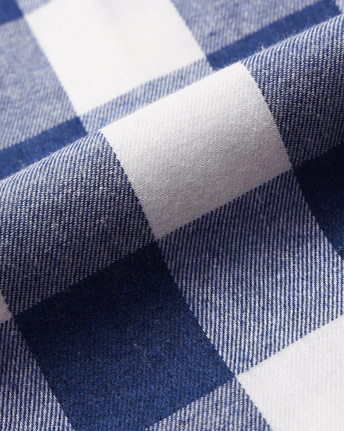 Alimens & Gentle Boy's Flannel Shirt Button Down Long Sleeve Plaid Casual Shirts