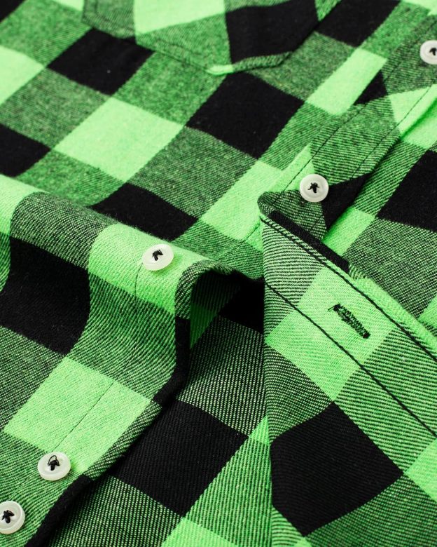 Alimens & Gentle Boy's Flannel Shirt Button Down Long Sleeve Plaid Casual Shirts