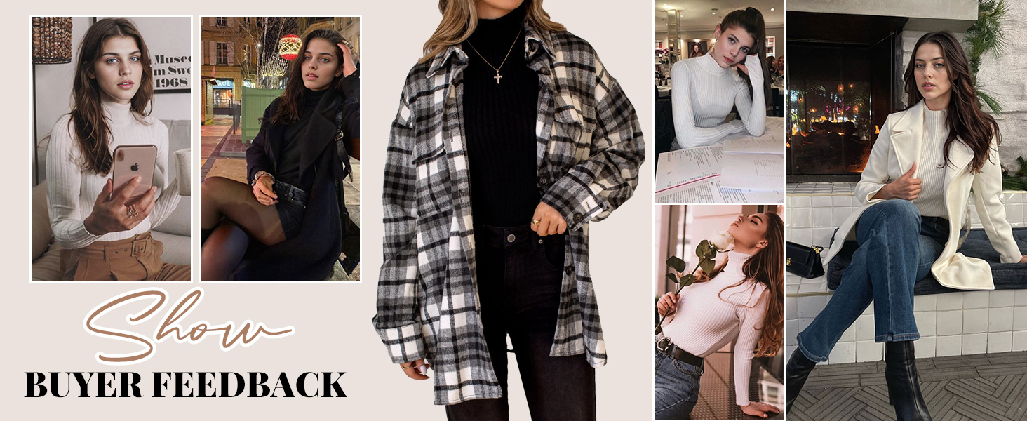 mock neck tops for women