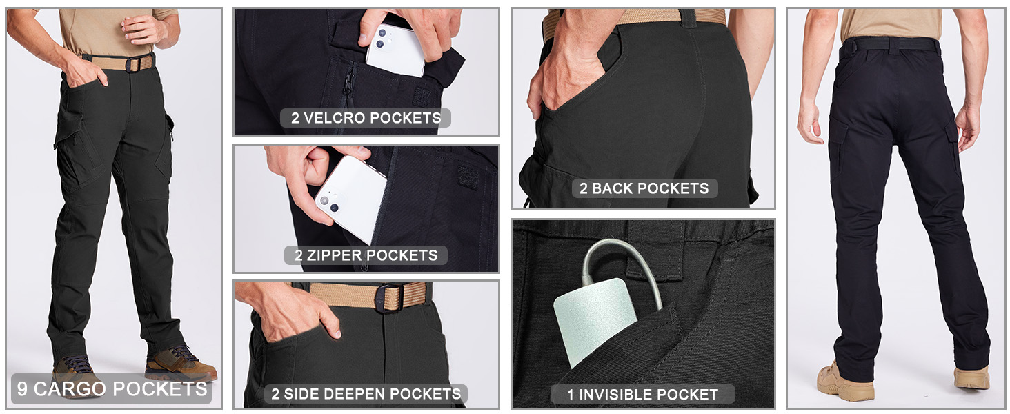 cargo work pants for men