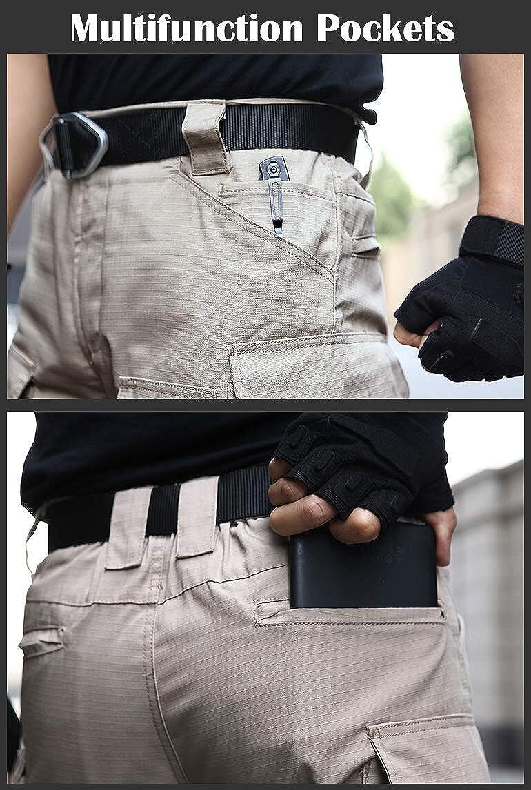 (7 Pants)  Men's Outdoor Tactical Pants Rip Stop Lightweight Waterproof Military Combat