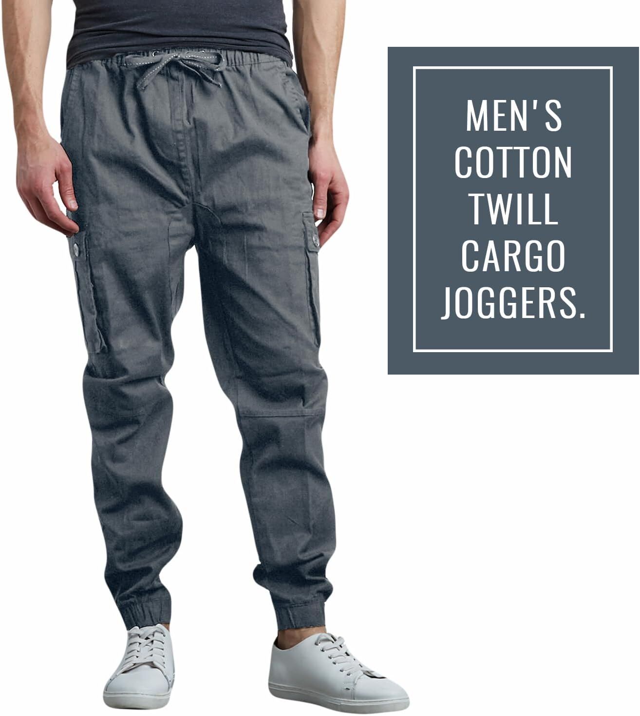 Last Day Promotion🔥3-Pack Men's Cotton Flex Stretch Cargo CombatJogger Pants (Sizes, S-6XL)