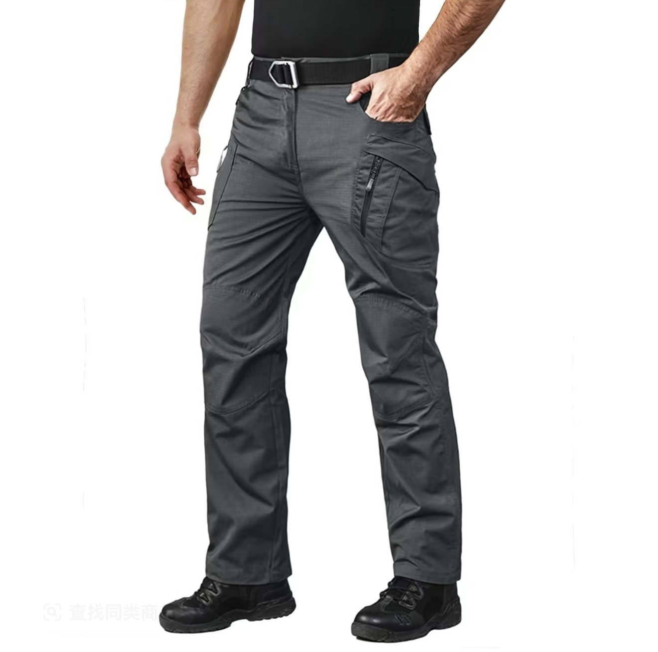 Men's Tactical Pants with 9 Pockets Rip-Stop Lightweight Work Hiking Pants FallFreshness