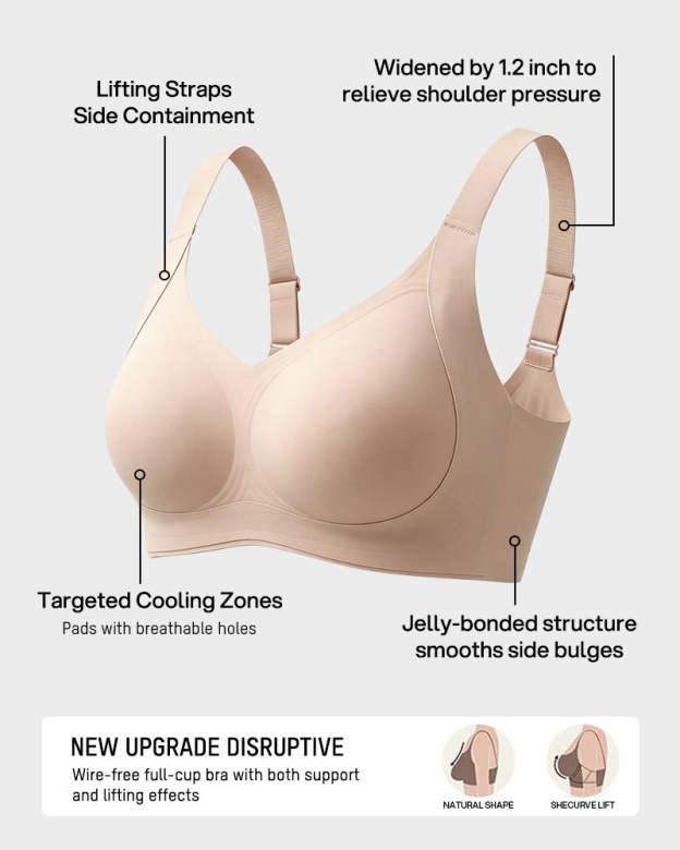 Wire-Free Bra Built for Fuller Busts
