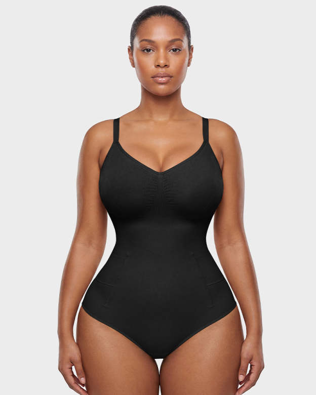 Deep V Camisole Bodysuit Shapewear