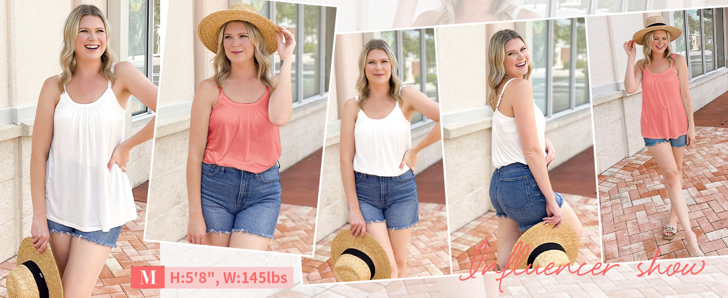white camisole for women built in bra