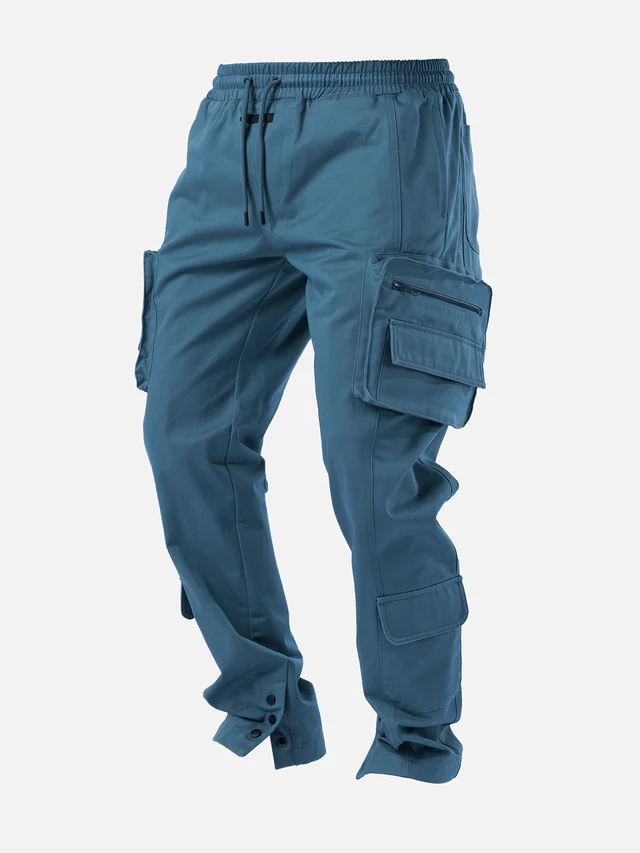 6-parks Unisex Street Style Plain Cotton Military Cargo Pants
