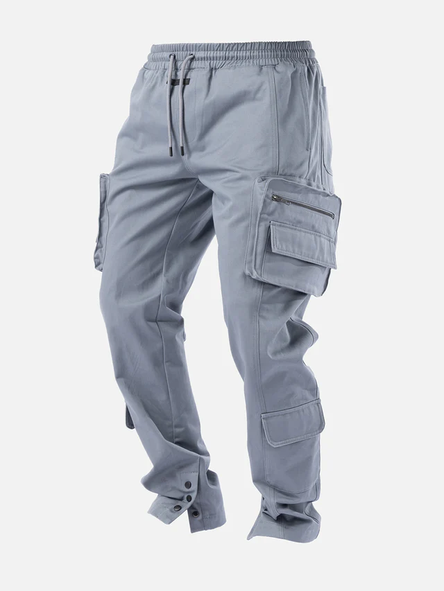 6-parks Unisex Street Style Plain Cotton Military Cargo Pants