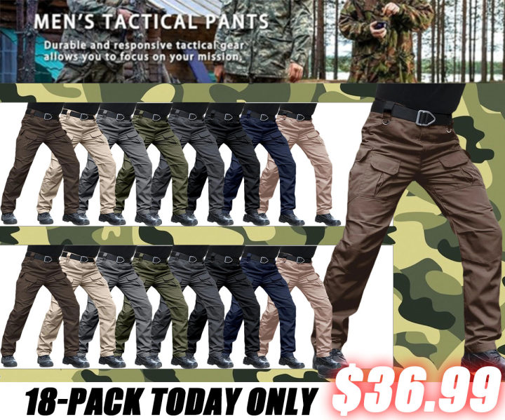 🔥🔥🔥10‐Pocket Tactical Cargo Pants – Built Rugged, Priced Right
