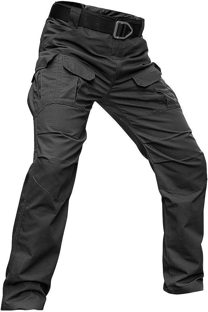 (7 Pants)  Men's Outdoor Tactical Pants Rip Stop Lightweight Waterproof Military Combat