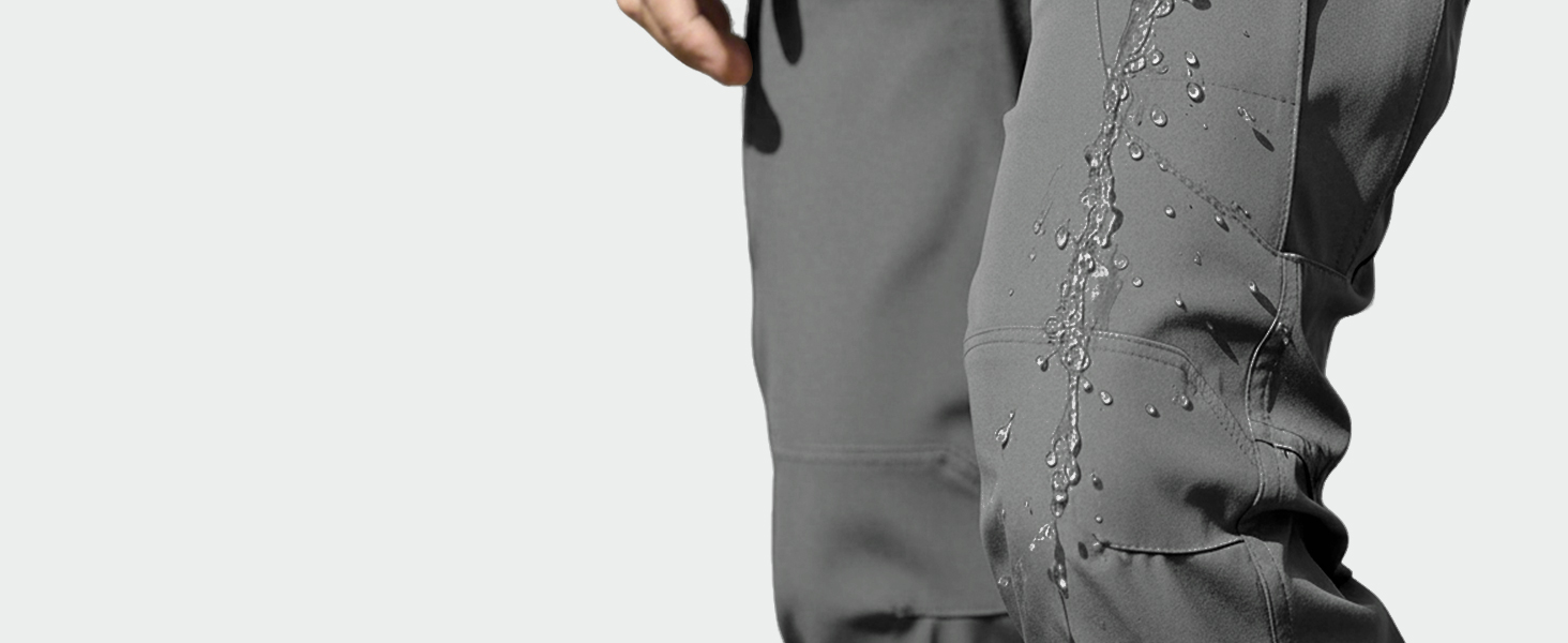 Men&amp;#39;s Tactical Pants Stretch Waterproof Fabric Durable Cargo Pants for Hiking Casual Work Pants