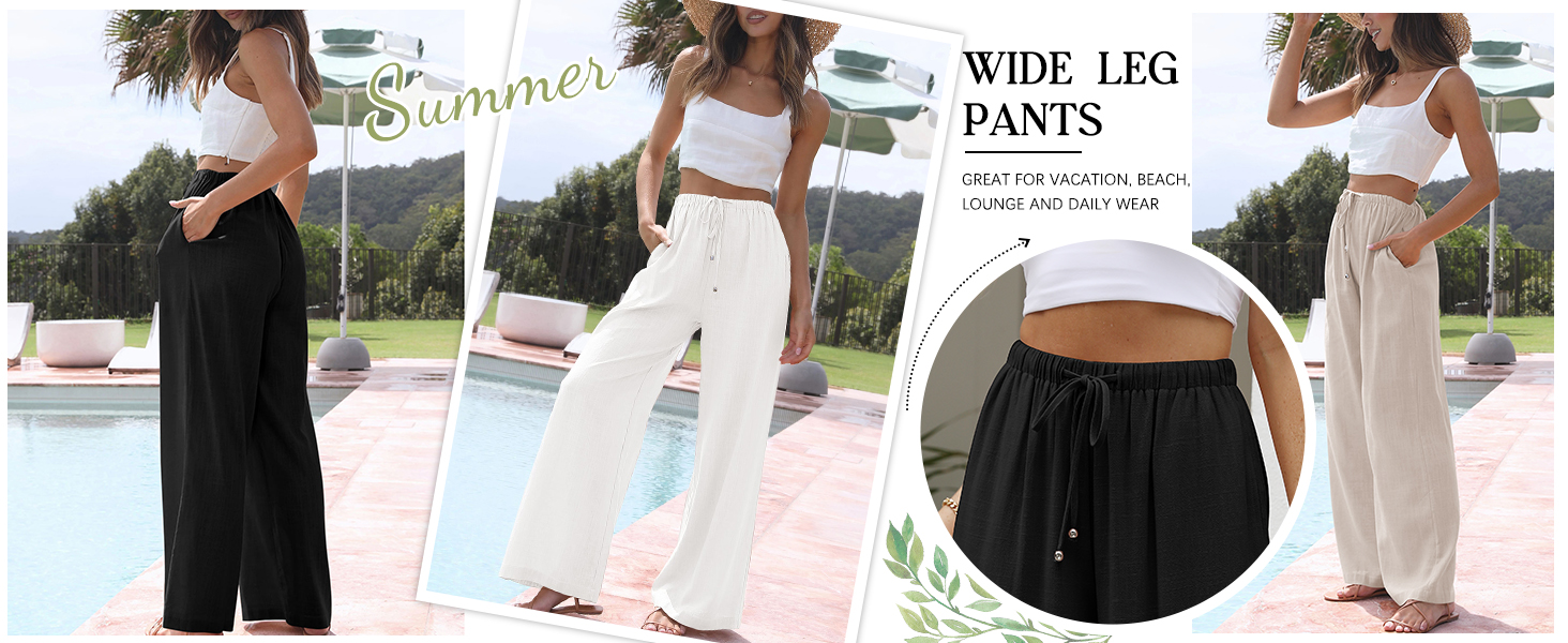 wide leg pants