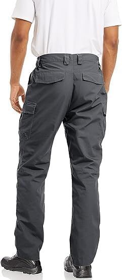 Men's Ripstop Tactical Pants, 9 Pockets,Water Repellent, Cargo Pants for Work, Hiking, Hunting