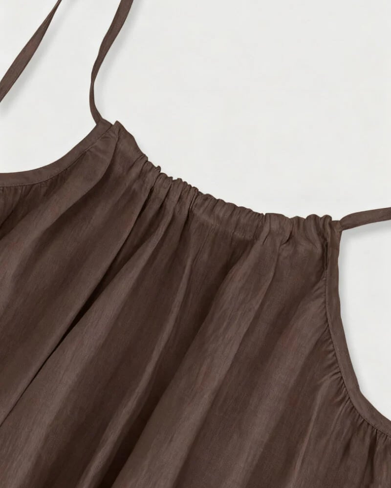🎁LAST DAY SALE 89% OFF 🔥Women's Solid Color Backless Cami NightDress
