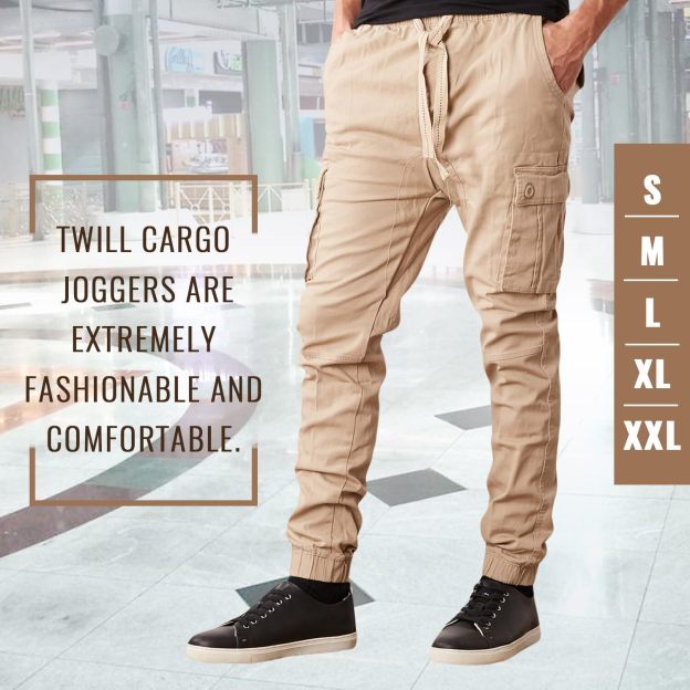 Last Day Promotion🔥3-Pack Men's Cotton Flex Stretch Cargo CombatJogger Pants (Sizes, S-6XL)