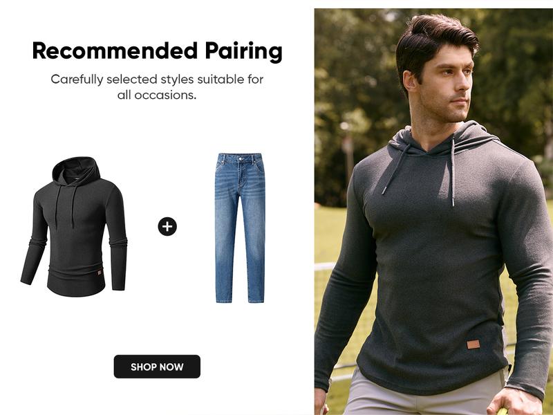 JMIERR Mens Fashion Hoodies Fleece Long Sleeve Athletic Sweatshirt Pullover T Shirts