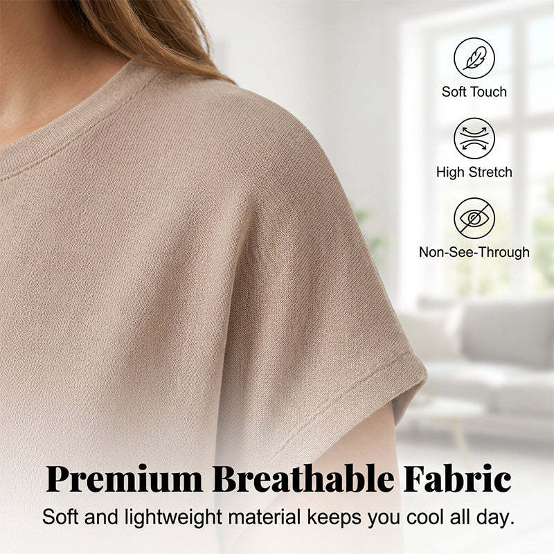 👗 90% OFF NOW! 🛍️ Women's Casual Short Sleeve T-Shirt Dress – Soft, Breathable & Pockets Included 🌿