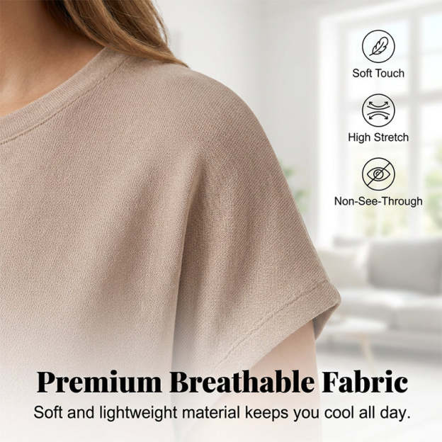 👗 90% OFF NOW! 🛍️ Women's Casual Short Sleeve T-Shirt Dress – Soft, Breathable & Pockets Included 🌿