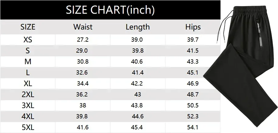 Men's Minimalist Ice Silk Casual Athletic Pants
