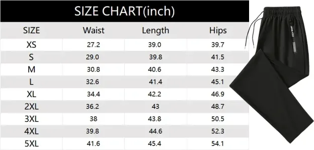 Men's Minimalist Ice Silk Casual Athletic Pants