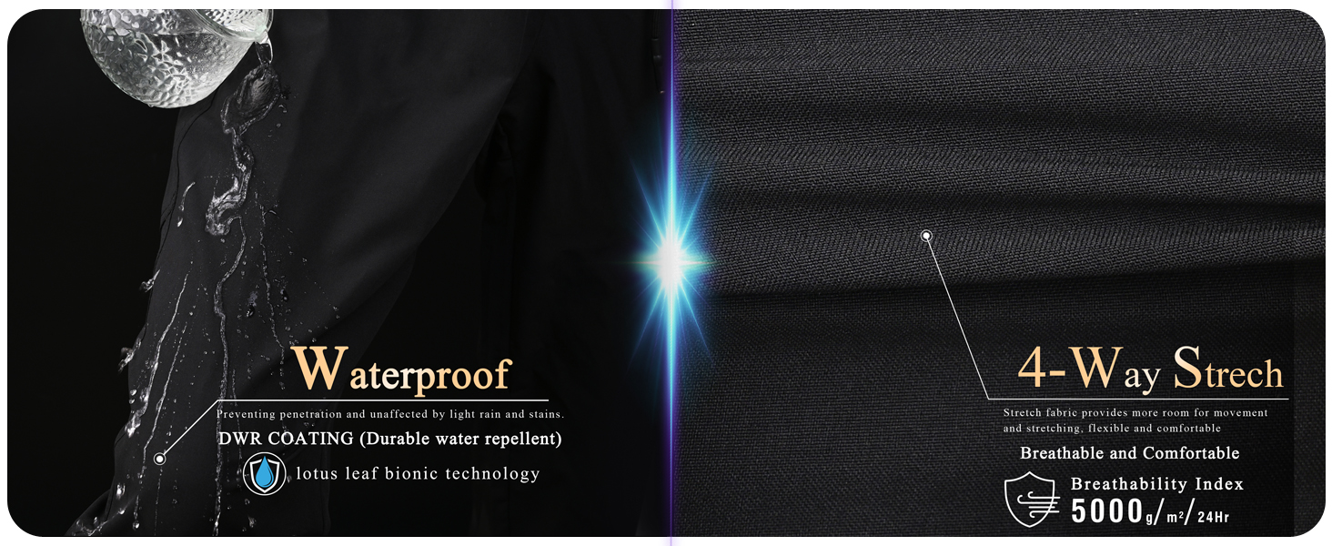 waterproof workout athletic pants for men
