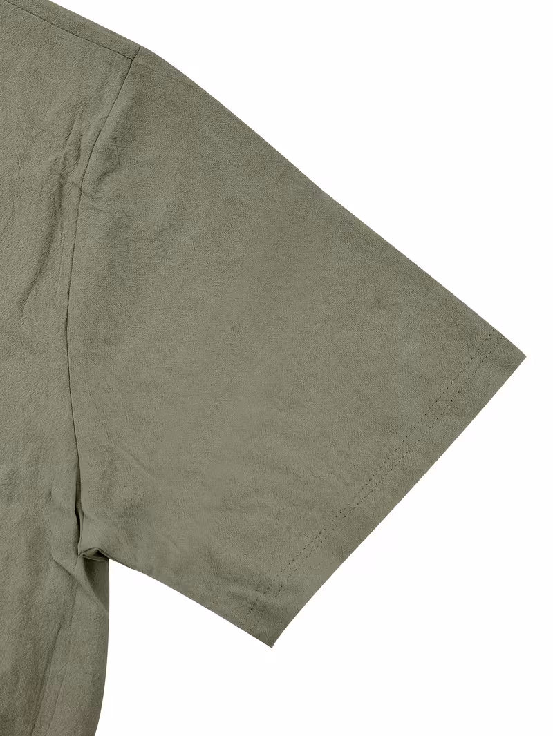 4  mens linen short sleeve henley shirts 4pcs set comfortable and breathable fabric chest   suitable for daily   outdoor activities travel and vacation lightweight and breathable regular fit ideal for beach hiking Product details 8