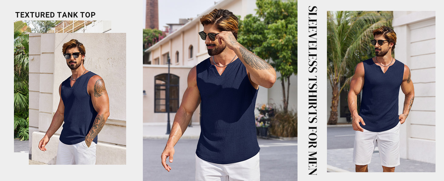 COOFANDY Men&amp;#39;s Casual Tank Tops