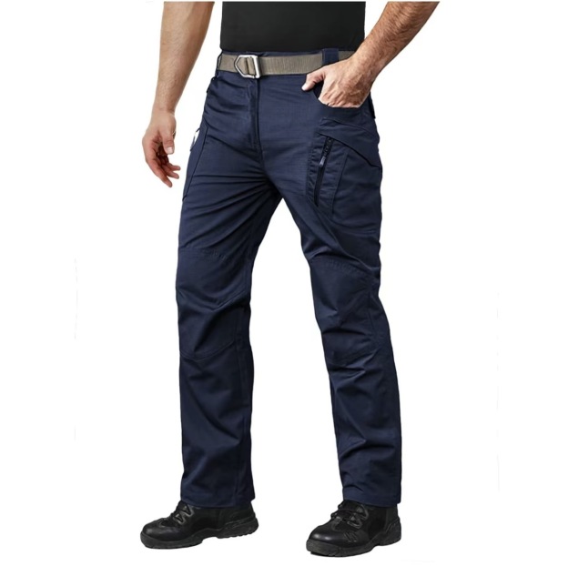 Men's Tactical Pants with 9 Pockets Rip-Stop Lightweight Work Hiking Pants FallFreshness