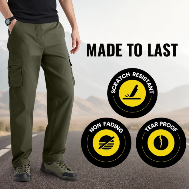 Men’s Multi-Pocket Cargo Pants