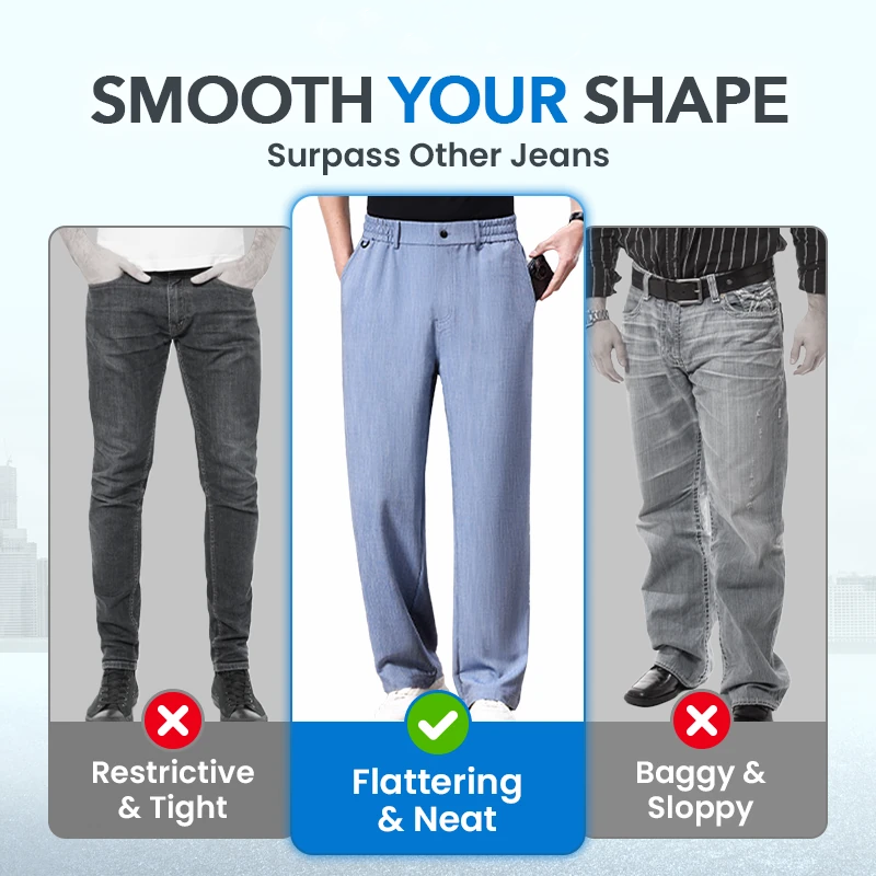 SPECIAL OFFER - LAST DAY 70% OFF - Men's Super Stretch Loose Fit Pants