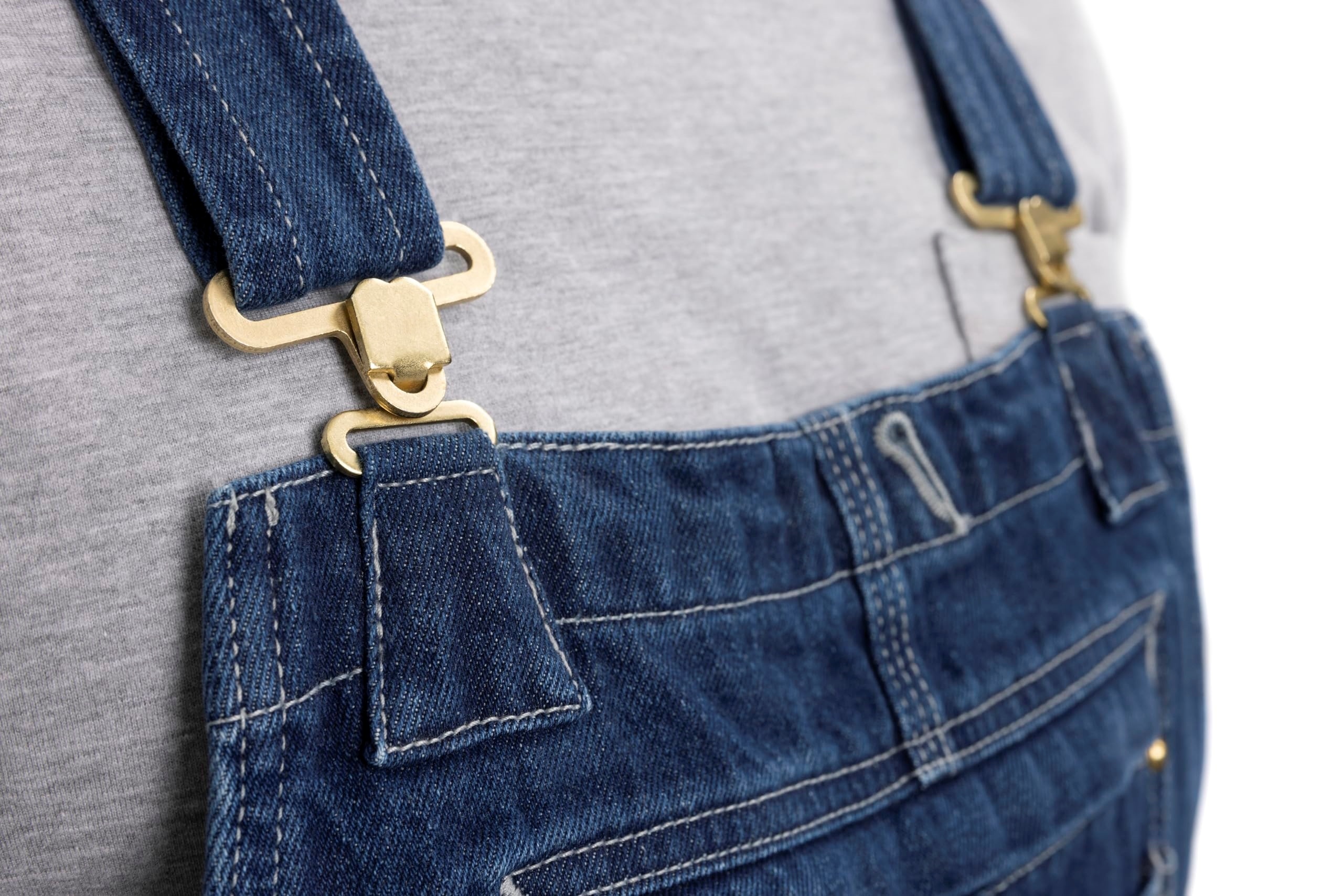 🔥Last Day Promotion!Men's Denim Bib Overalls, Workwear with Adjustable Straps and Convenient Tool Pockets