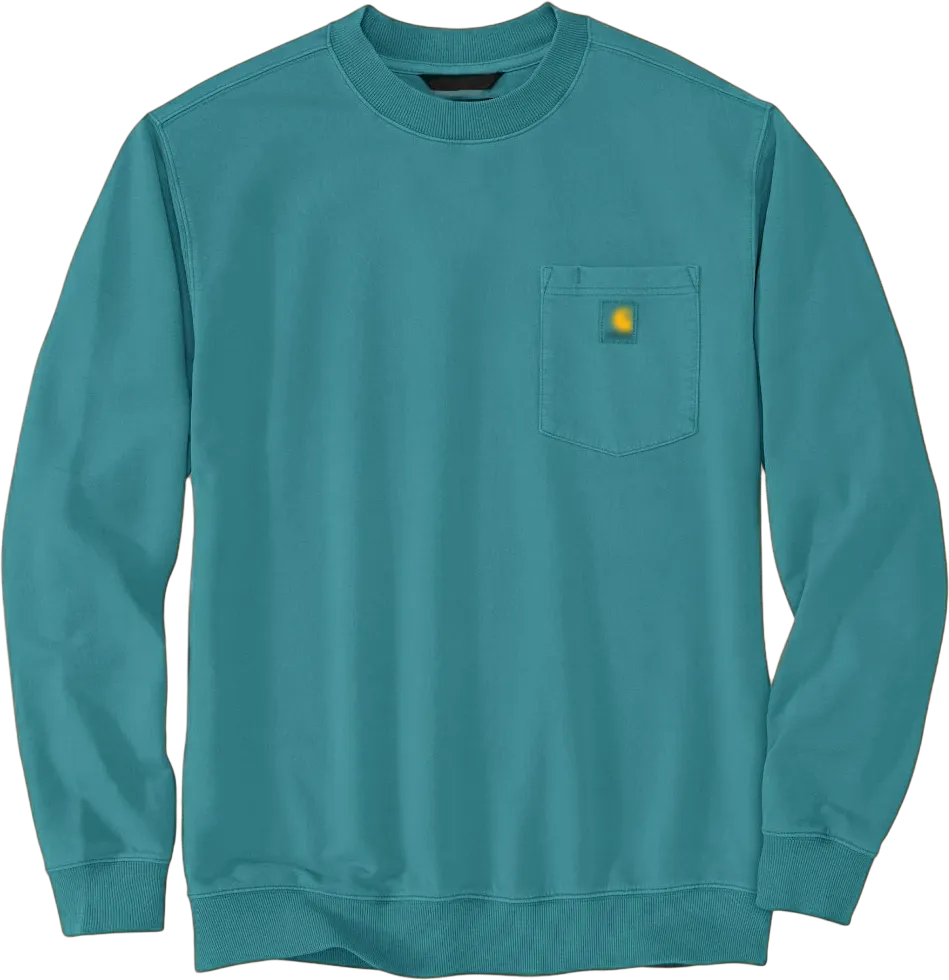 Unisex Midweight Crewneck Sweatshirt with Pocket