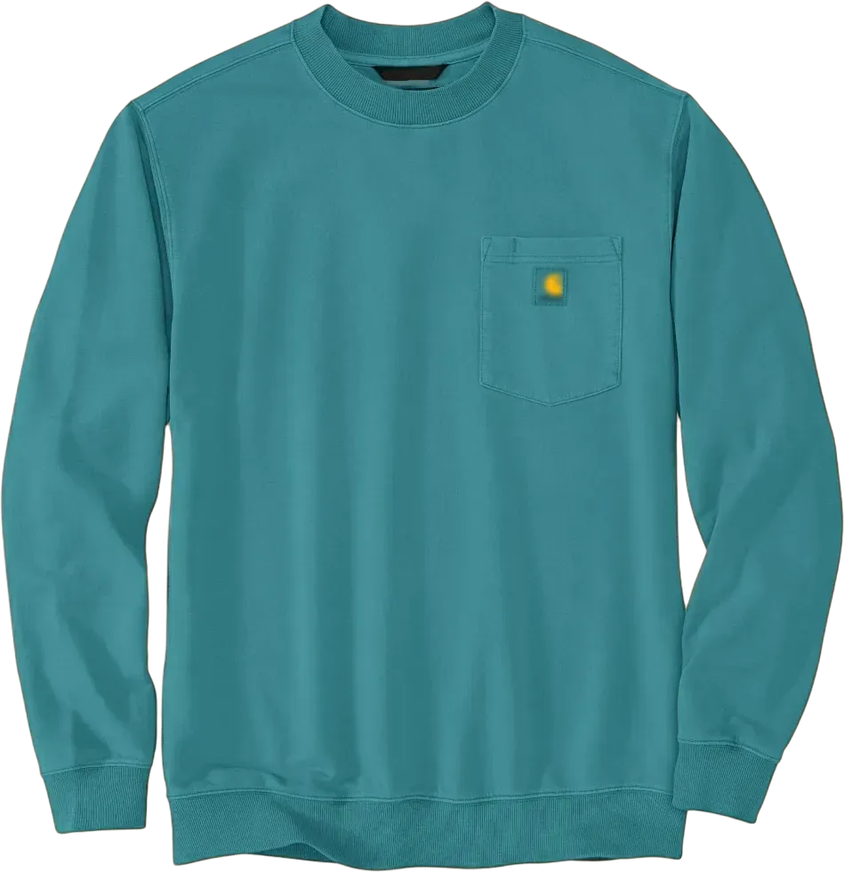 Unisex Midweight Crewneck Sweatshirt with Pocket