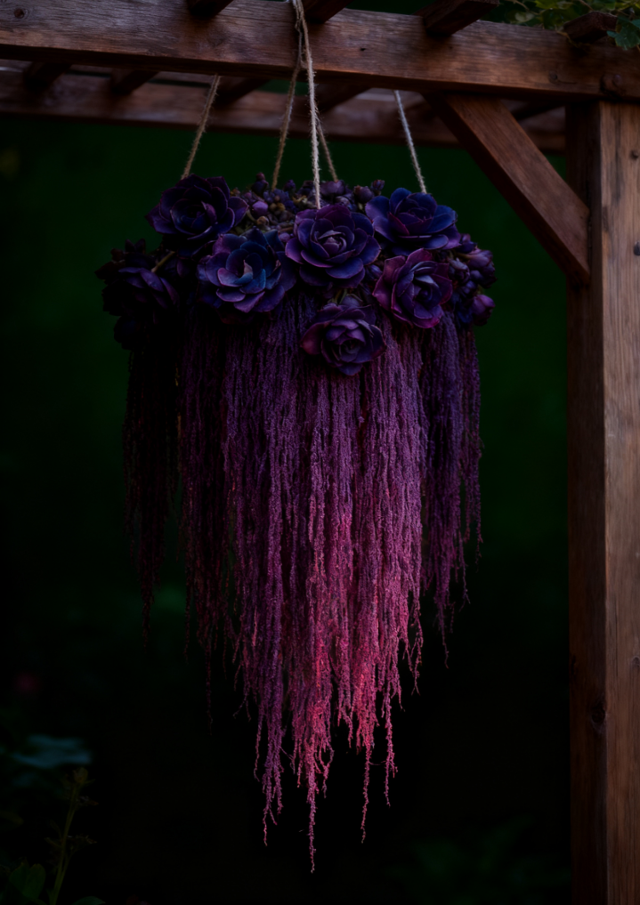 Blue Tassel Succulent Rose Seeds – Grow Your Own Enchanting Blue Blooms 🌿