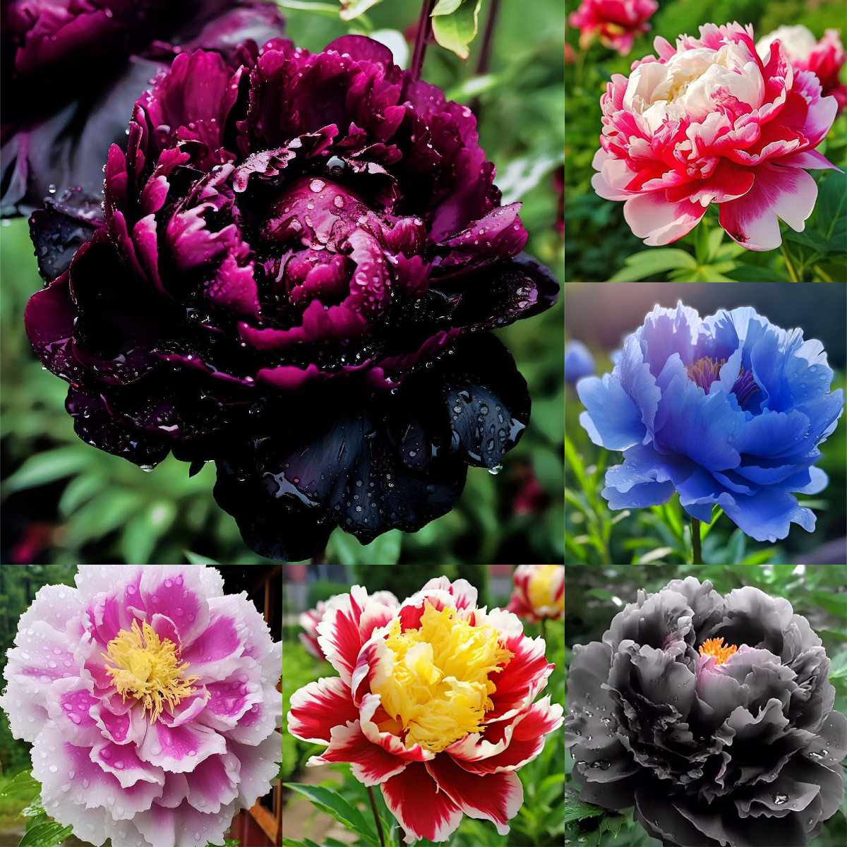 Black Beauty Peony Flower Seeds