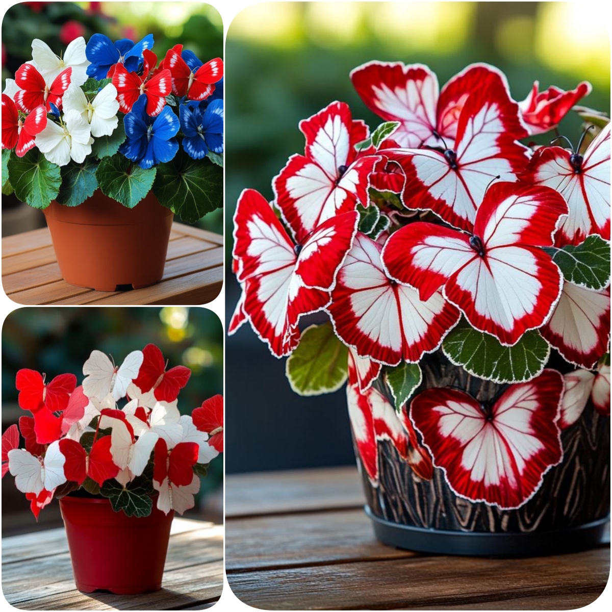 Butterfly Begonia Seed Series 🦋🌺 Bonsai Hanging Basket Garden