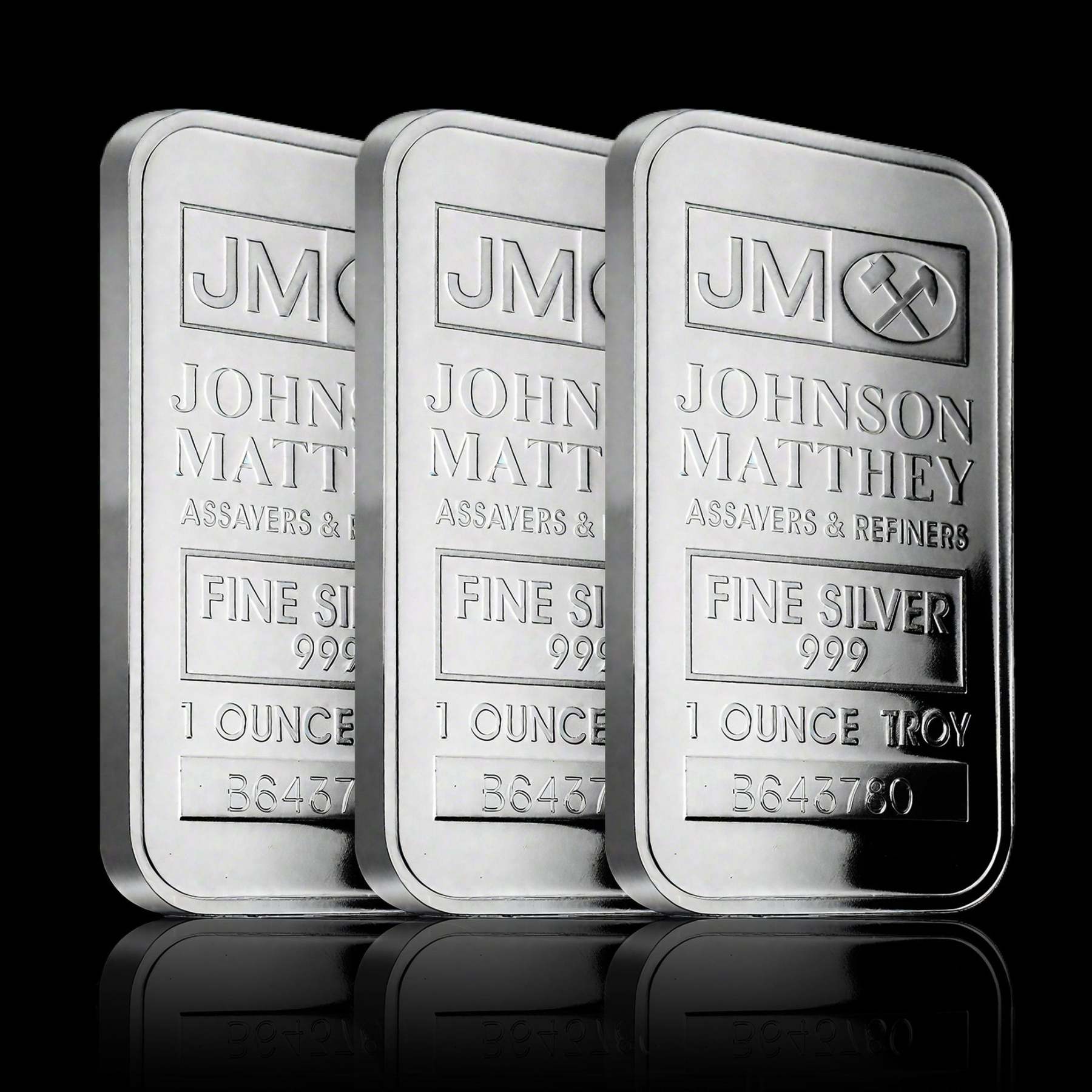 1 oz Johnson Matthey 1 oz Silver Bars