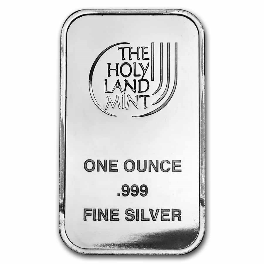 Holy Land Mint Dove of Peace 1 Ounce SILVER Bar