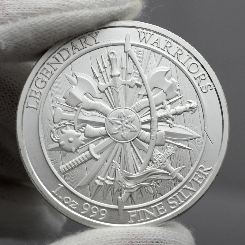 Alexander the Great Legendary Warriors Series 1oz .999 Silver Medallion