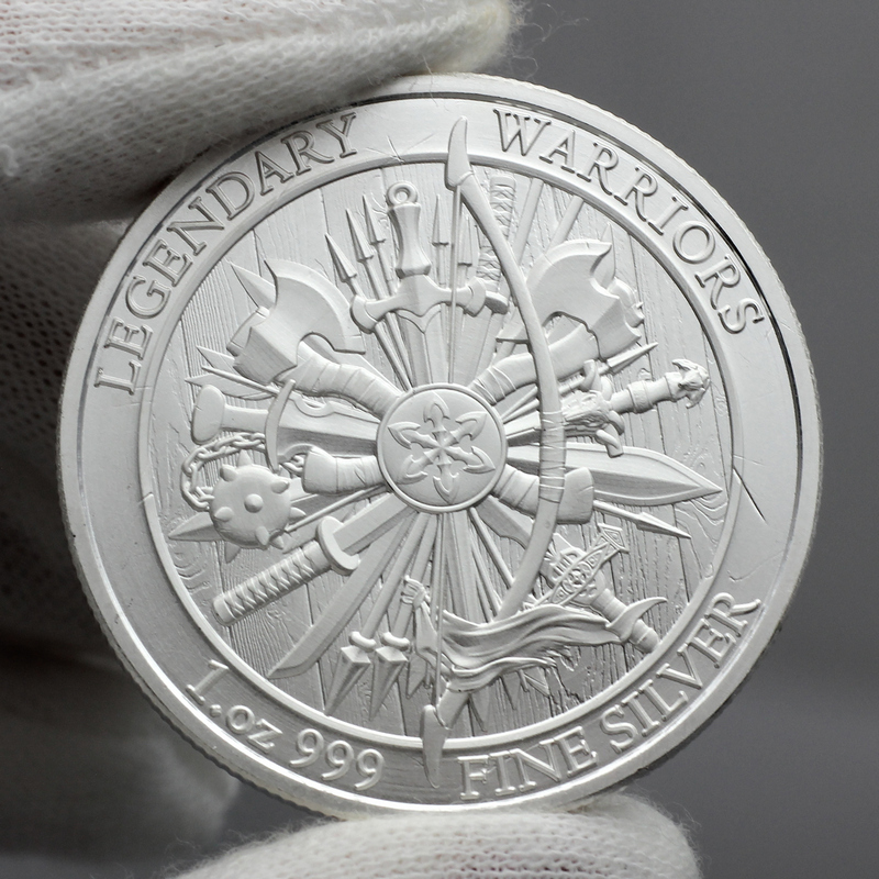 Alexander the Great Legendary Warriors Series 1oz .999 Silver Medallion