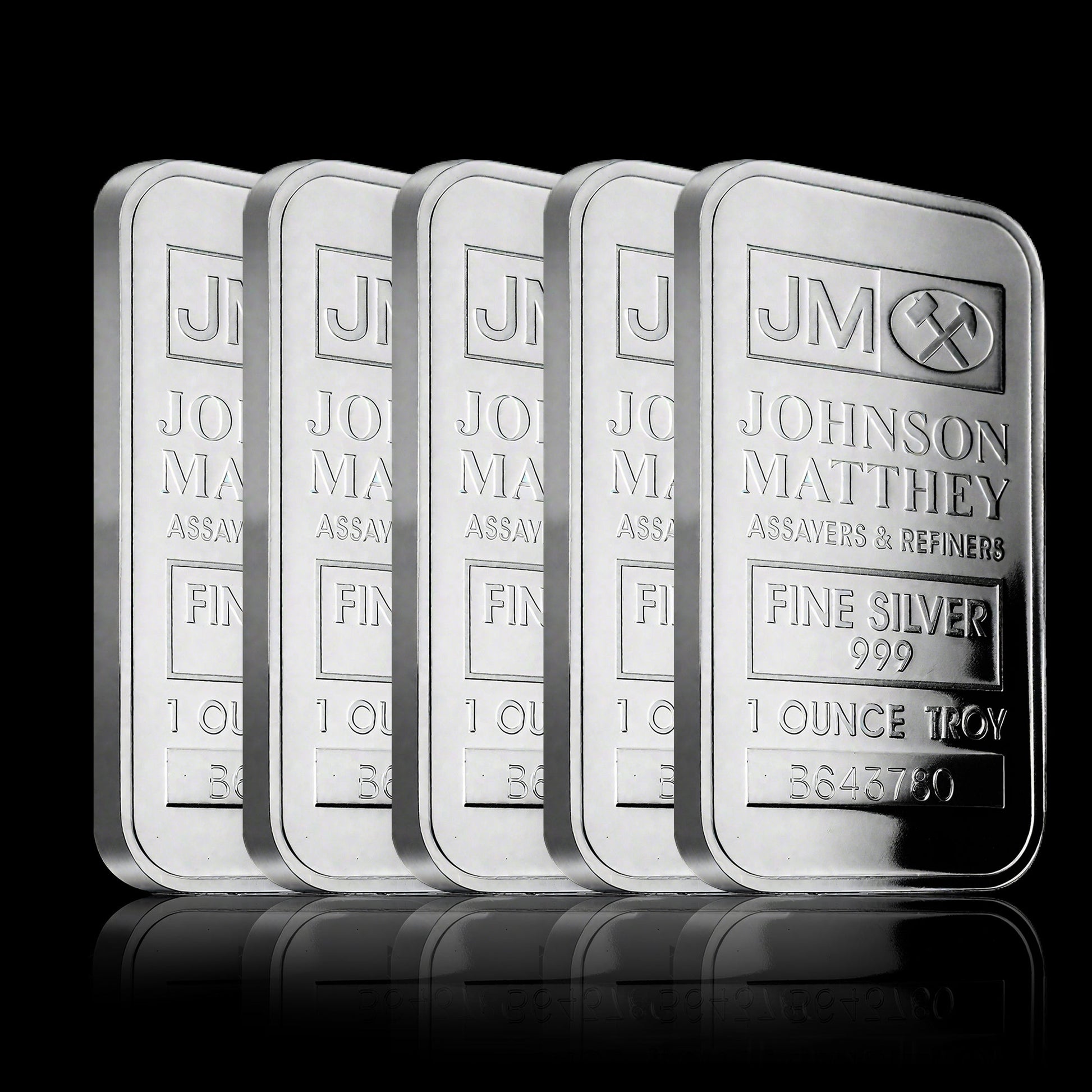 1 oz Johnson Matthey 1 oz Silver Bars
