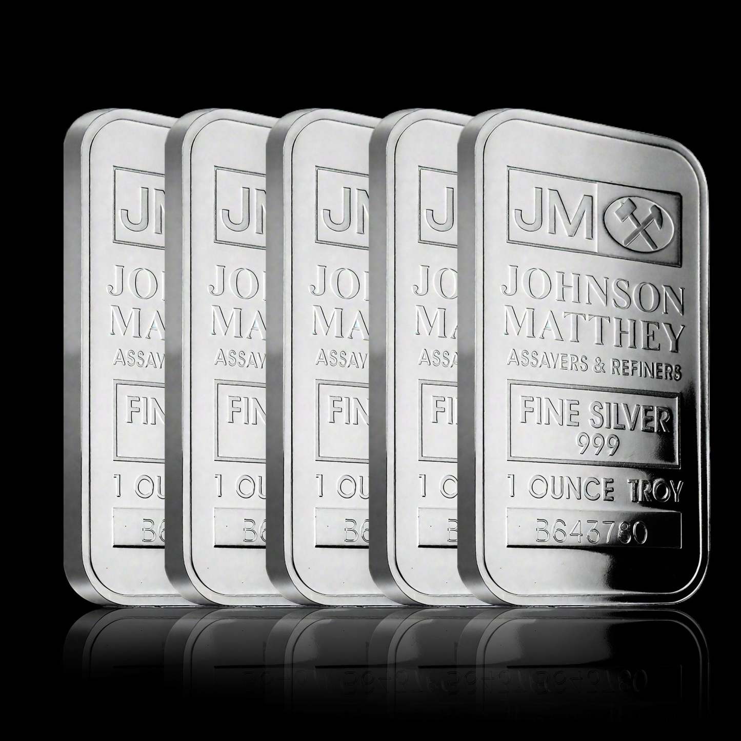 1 oz Johnson Matthey 1 oz Silver Bars
