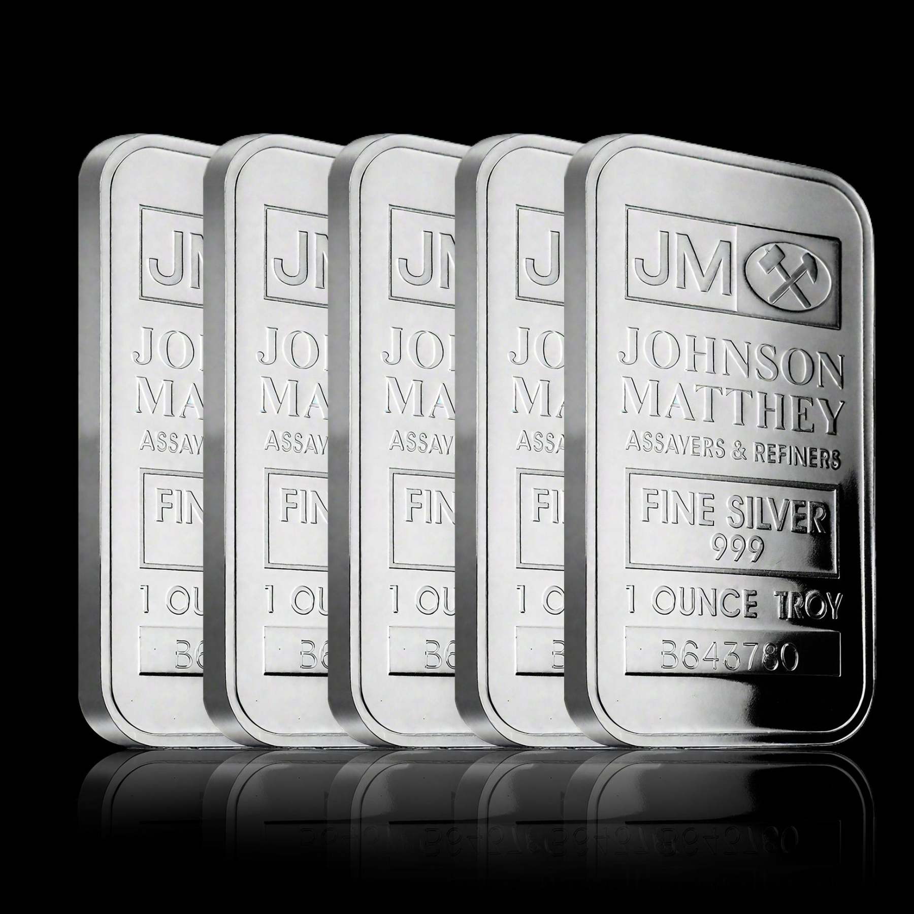 1 oz Johnson Matthey 1 oz Silver Bars