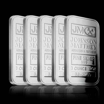1 oz Johnson Matthey 1 oz Silver Bars
