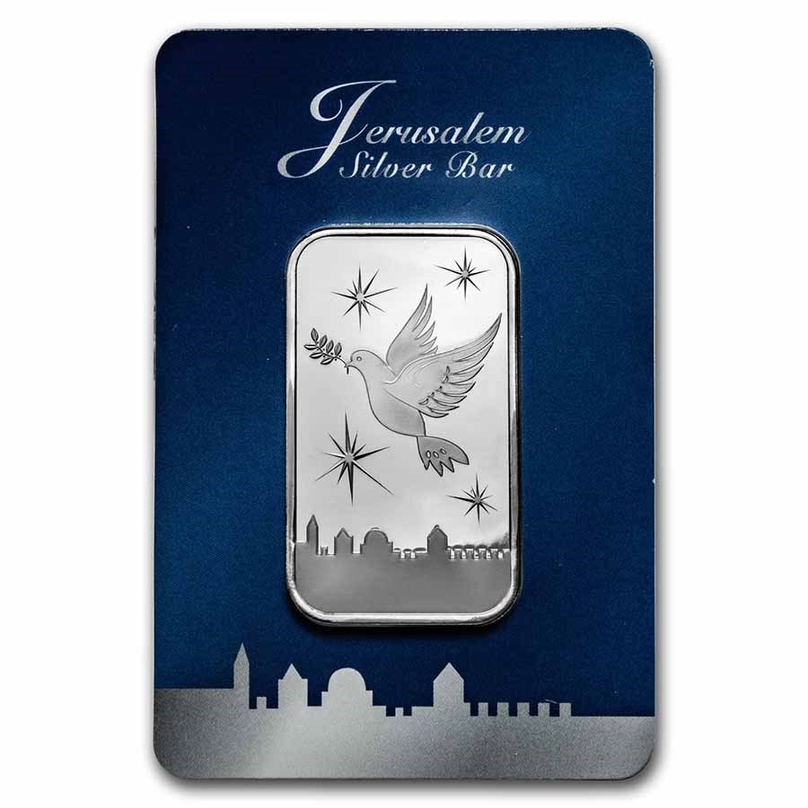 Holy Land Mint Dove of Peace 1 Ounce SILVER Bar