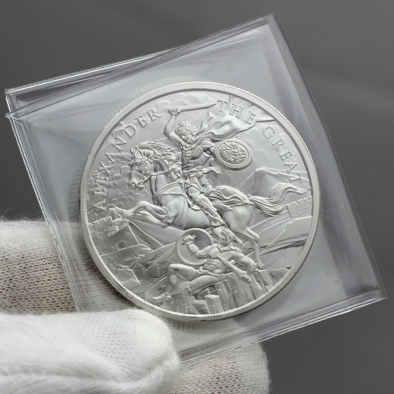 Alexander the Great Legendary Warriors Series 1oz .999 Silver Medallion