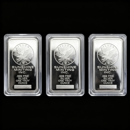1 oz Sunshine Minting Silver Bar